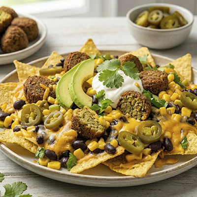 Mexicaanse Falafel Nachos